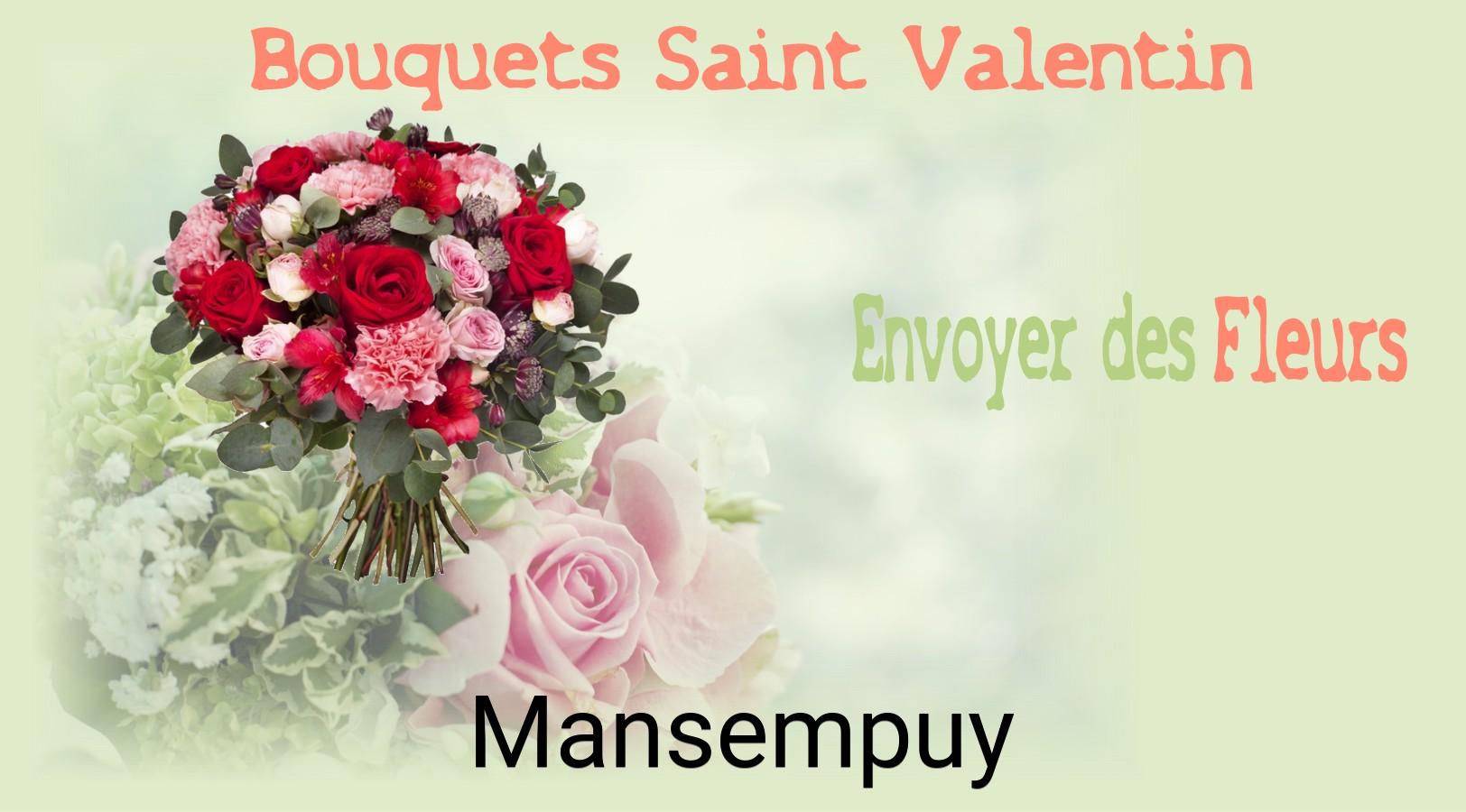 Roses de Saint-Valentin livrées à Mansempuy